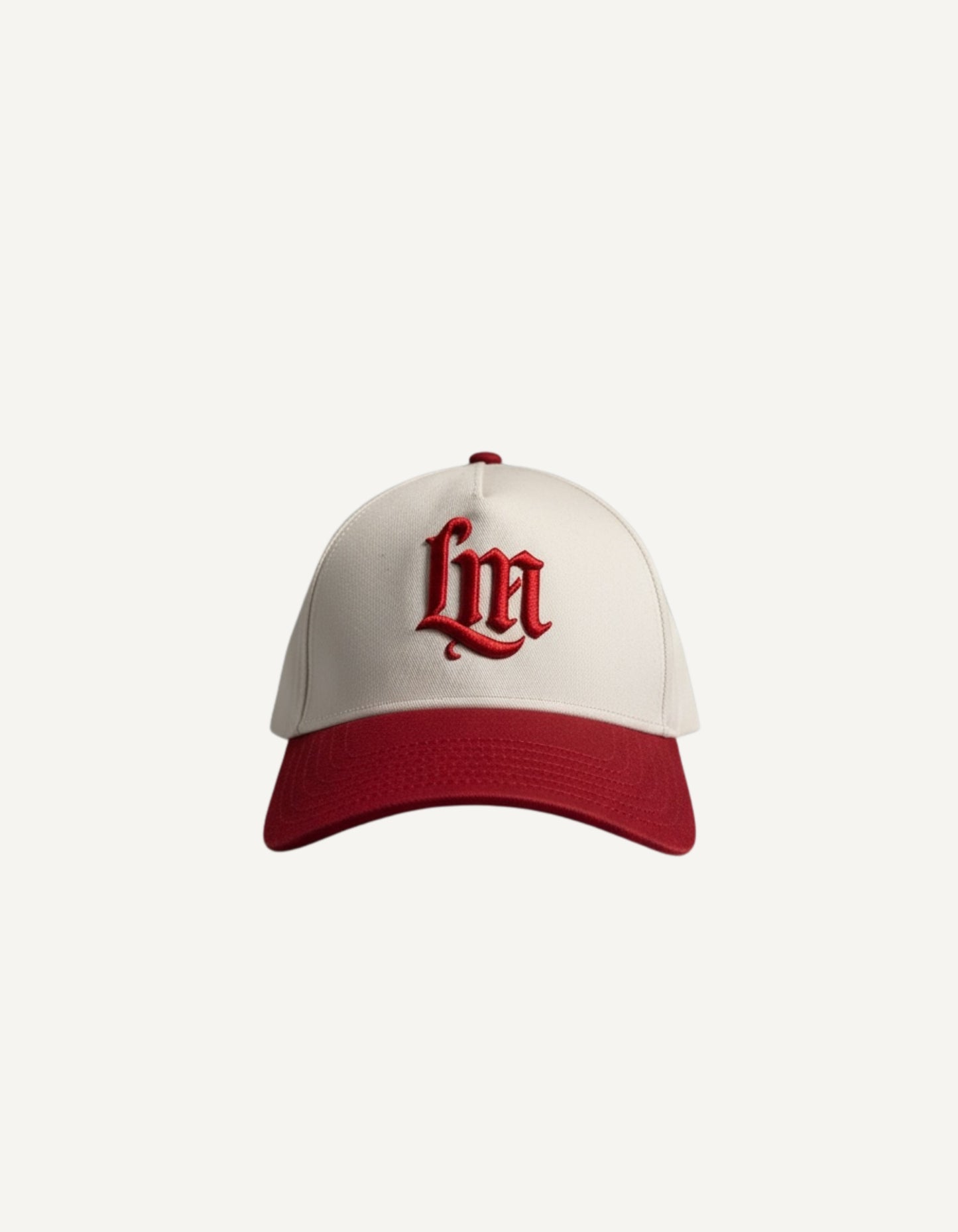 Crimson Monogra Frame Cap