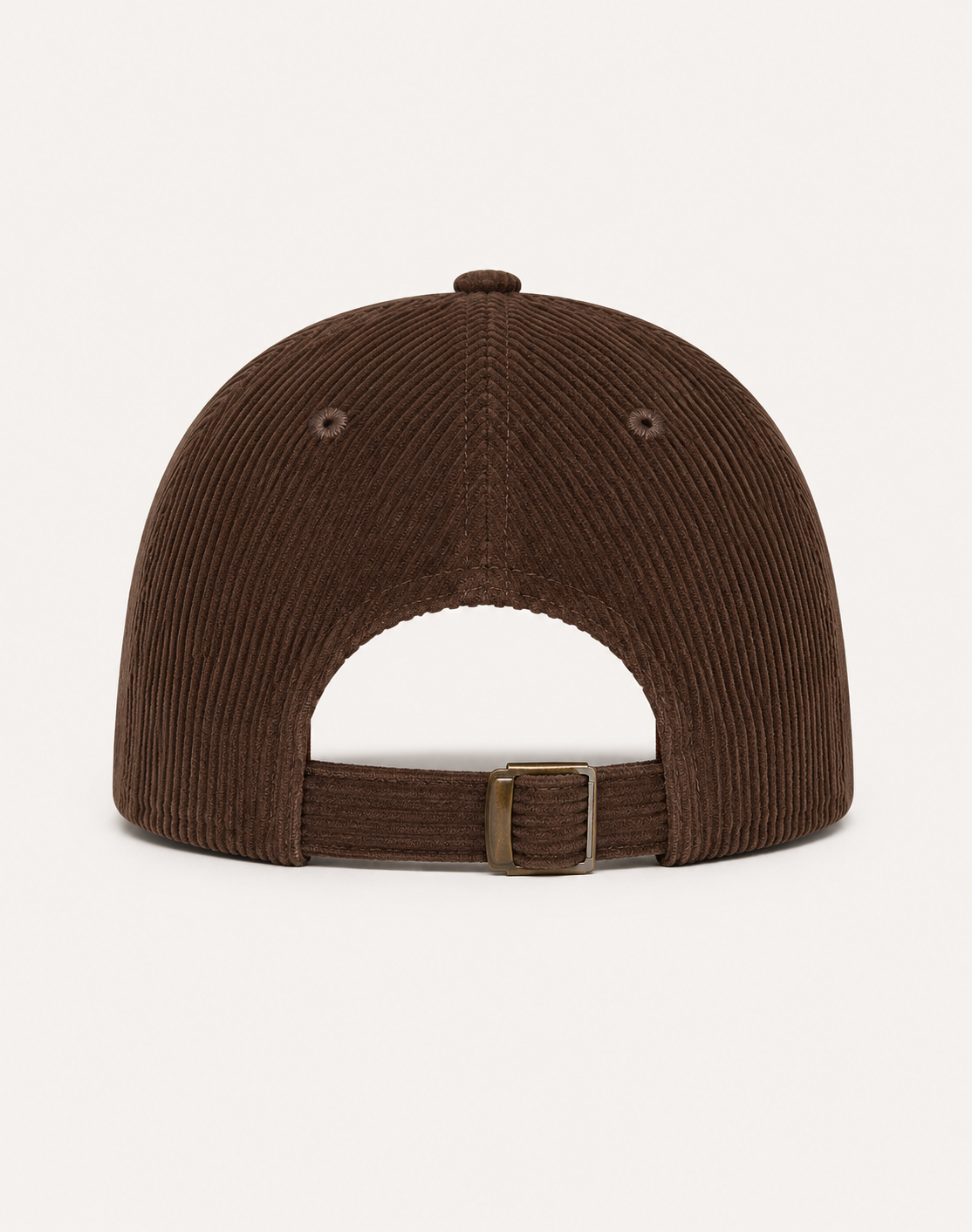 La Vie Aurea Corduroy Cap - Espresso