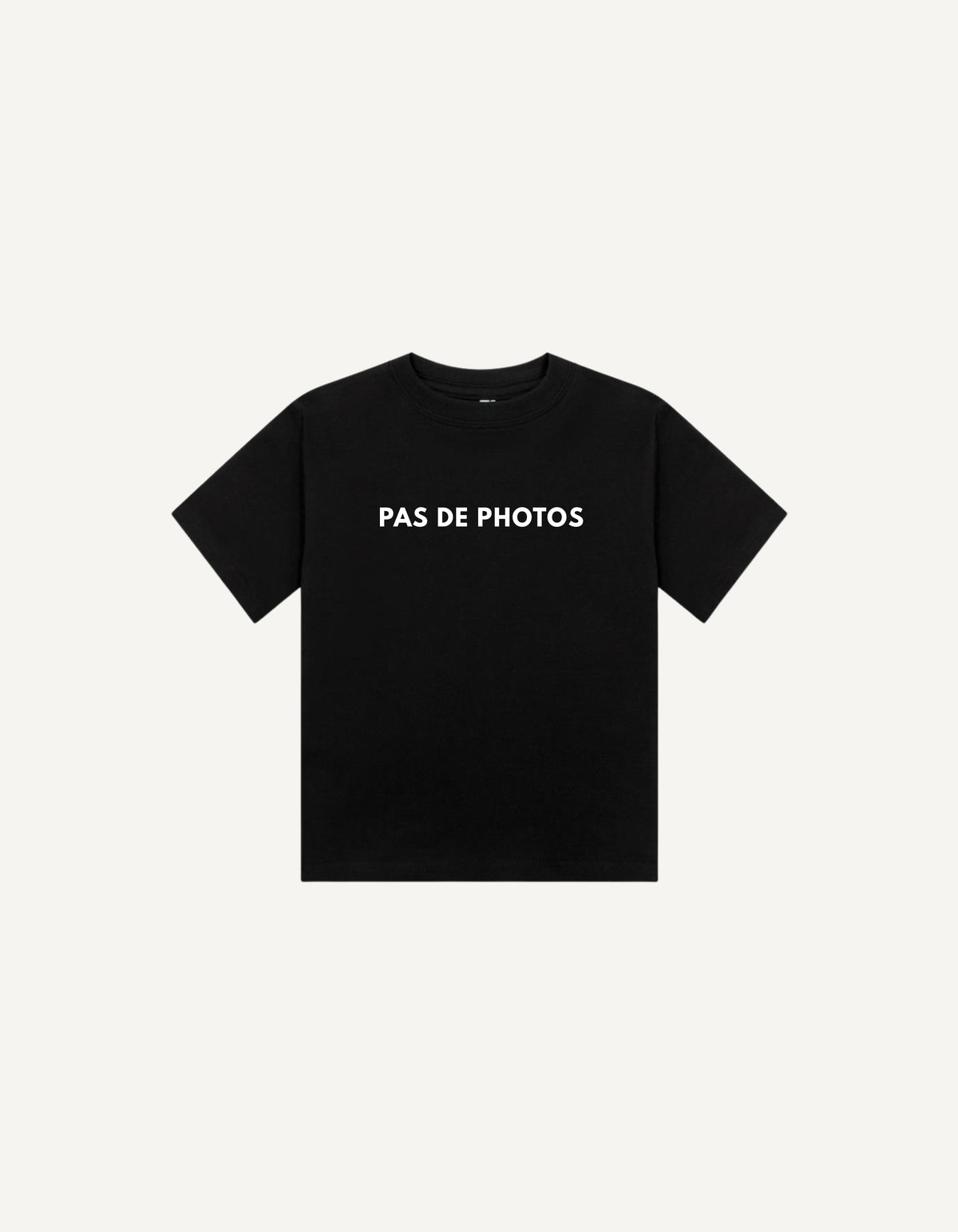 Pas De Photos Crop Tee