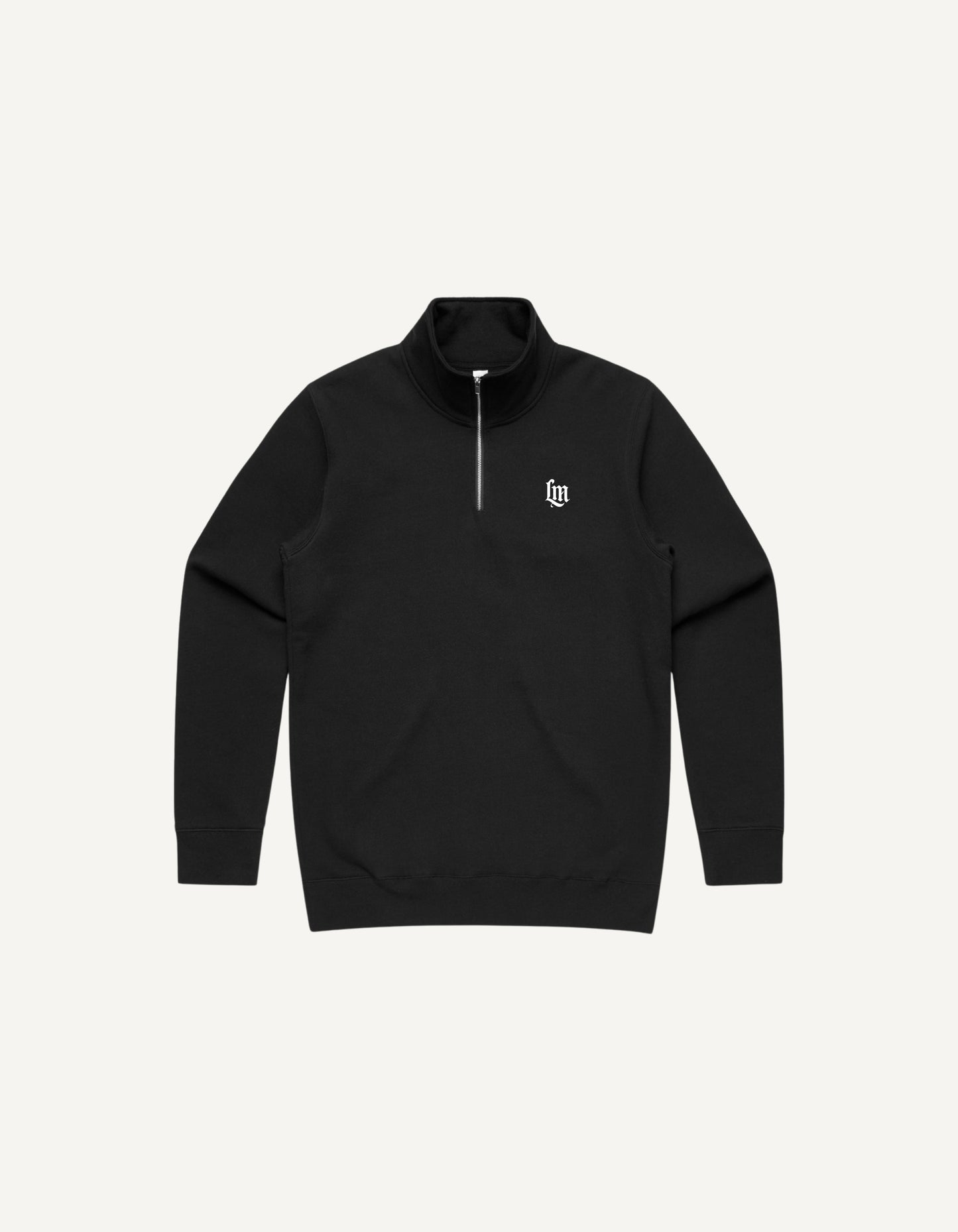 House Quarter Zip - Noir