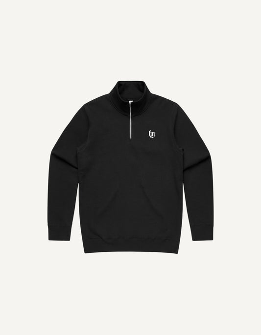 House Quarter Zip - Noir
