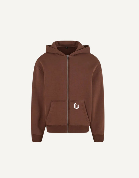Heritage Zip Hoodie - Tabacco