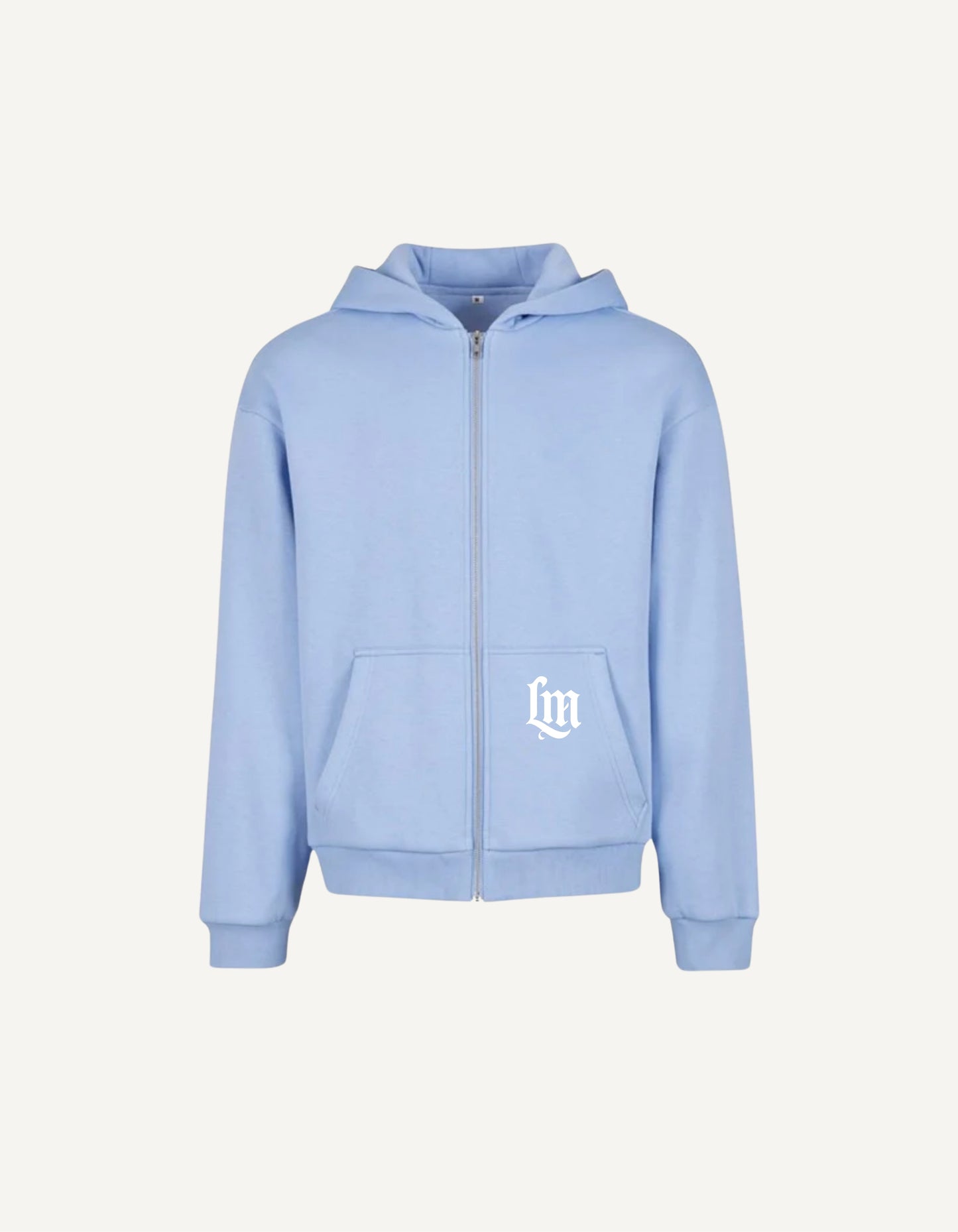 Heritage Zip Hoodie - Glacier Blue
