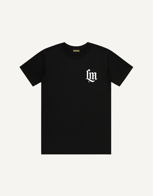 Monogra Tee - Obsidian Veil