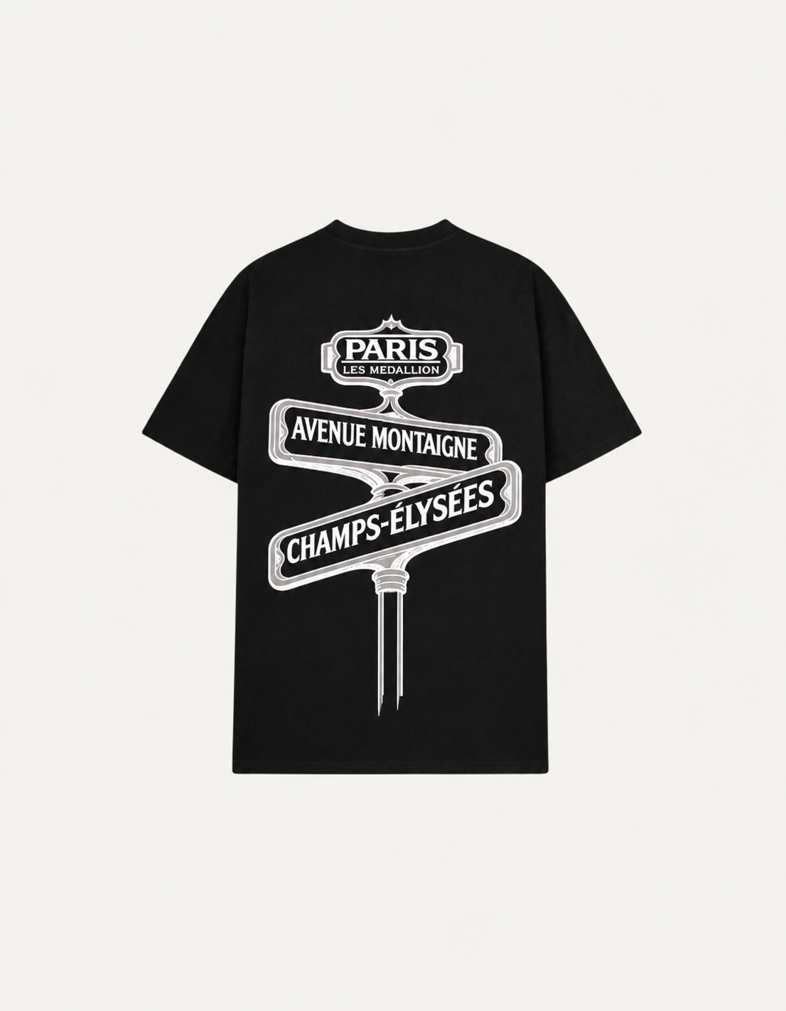 Avenue Montaigne Tee — Noir