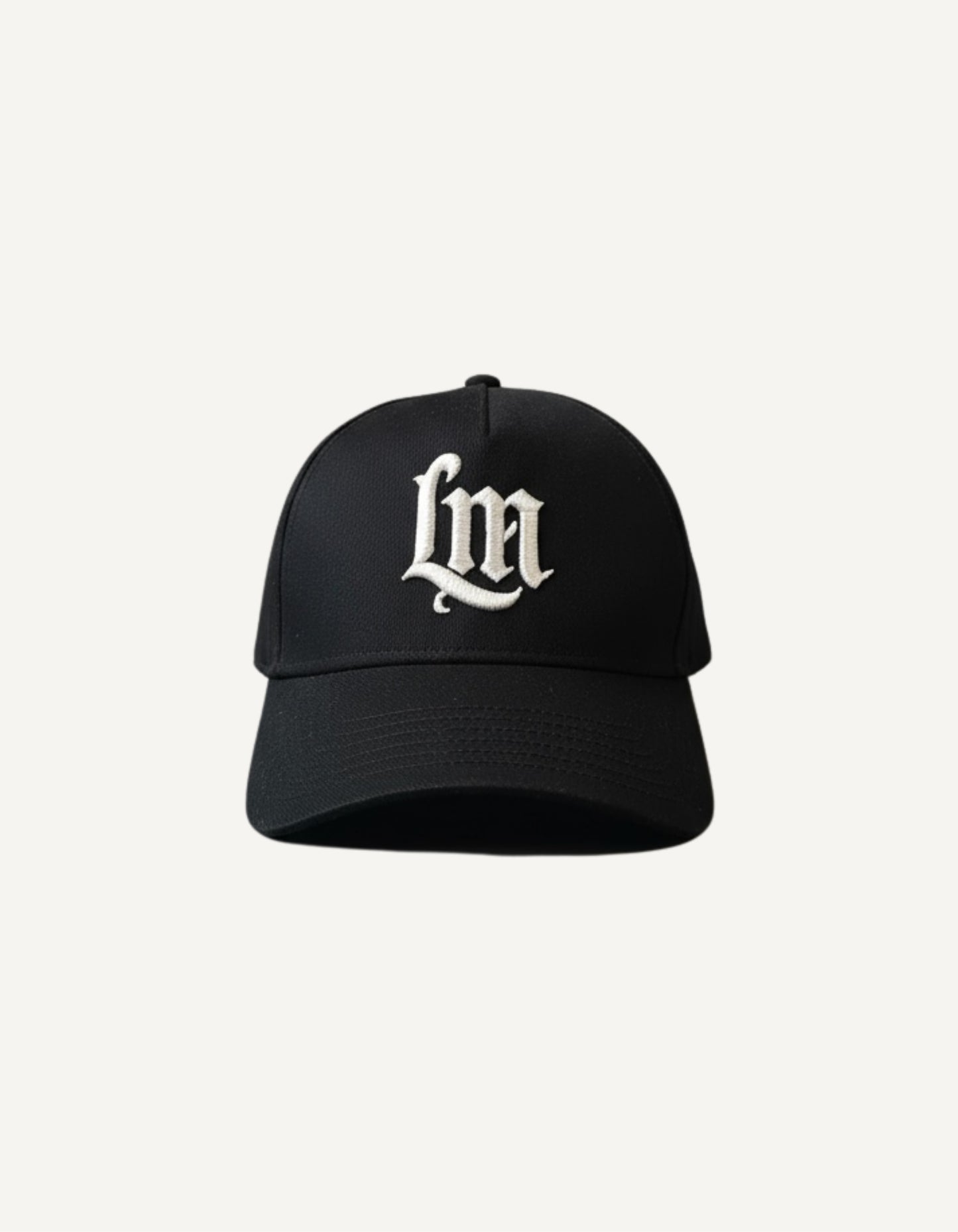 Noir Monogra Frame Cap