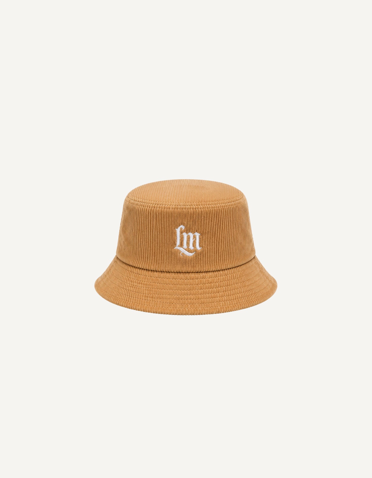Medallion Corduroy Bucket Hat - Dune