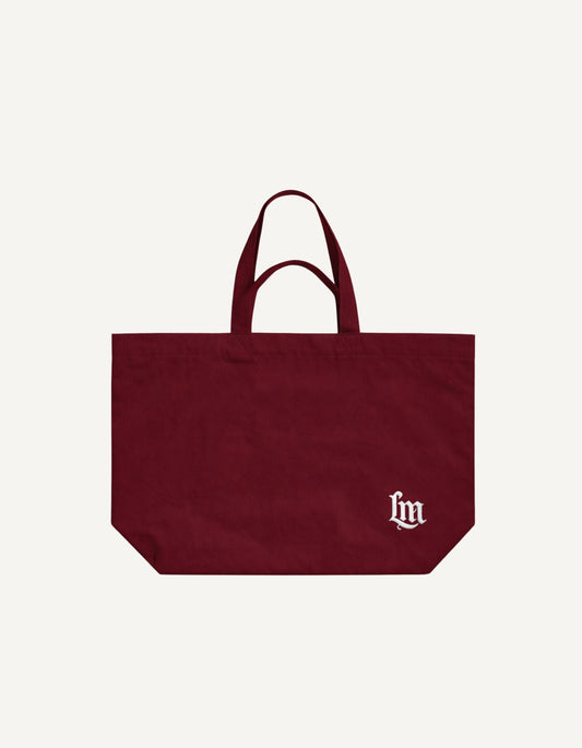 Heritage Canvas Tote - Bordeaux