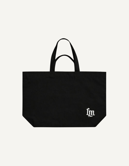 Heritage Canvas Tote — Noir