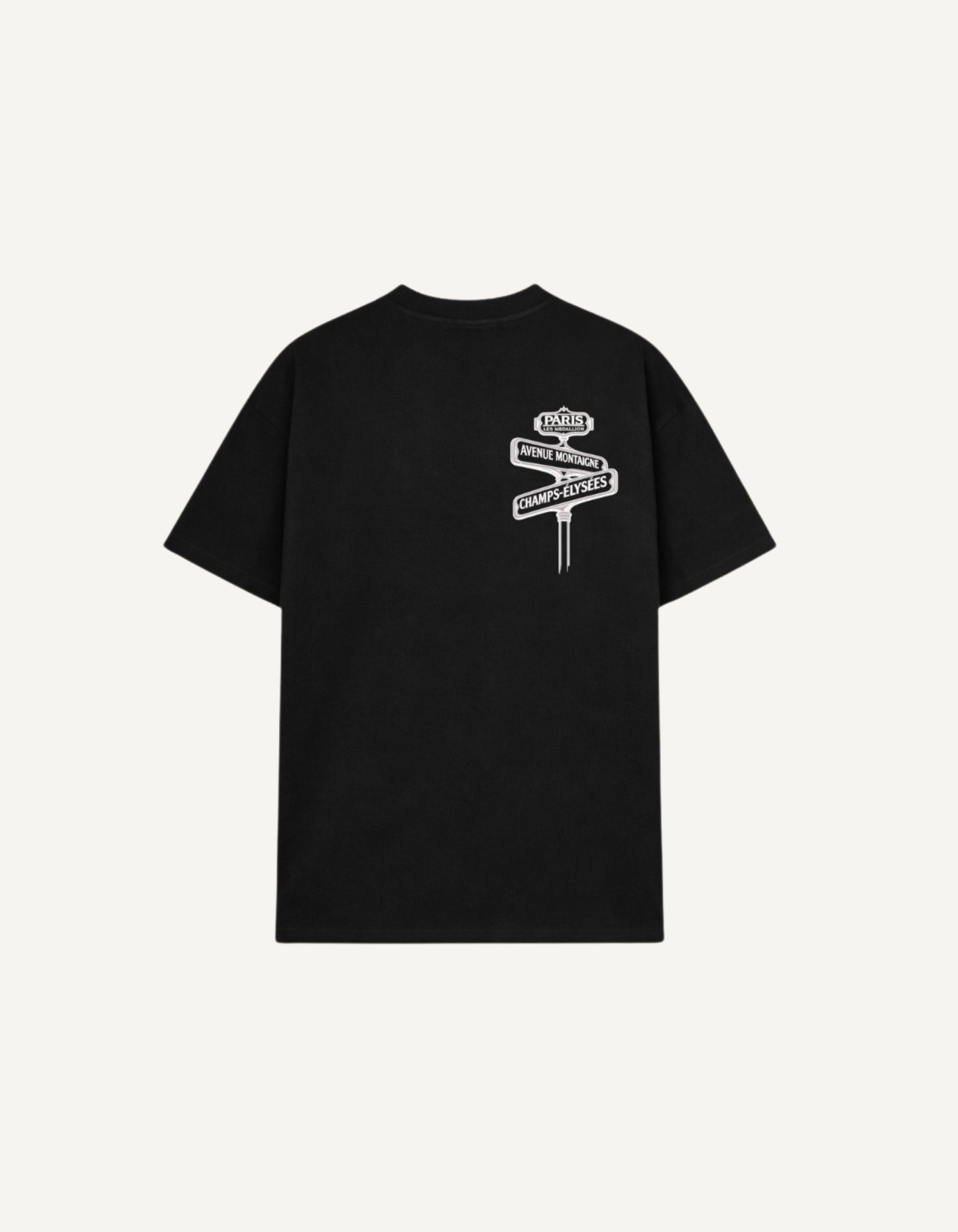 Avenue Montaigne Tee — Noir